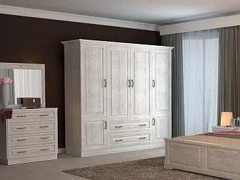 Шкаф №3 (бук/лдсп), 4 створки