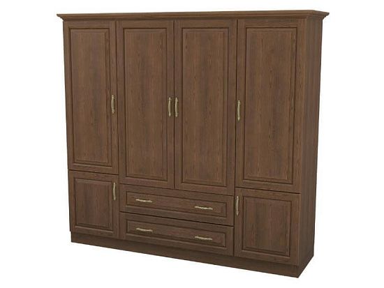 Шкаф №3 (бук/лдсп), 4 створки 2 (фото)